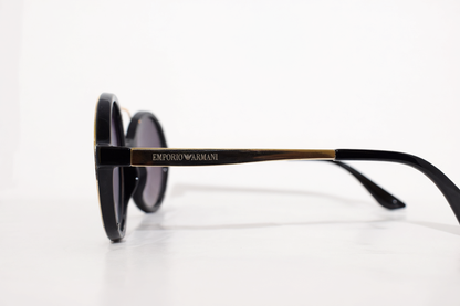 Steampunk Inspired Round Sunglasses with a Double Brow Bar.