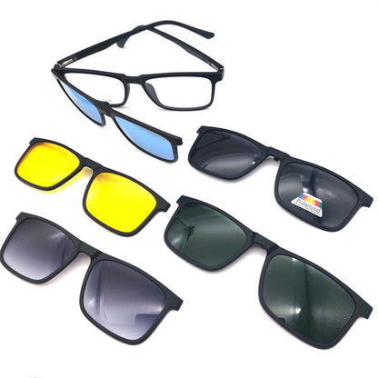 5-in-1 Magnetic Clip-On Sunglasses Set | BAAZ SUNGLASSES