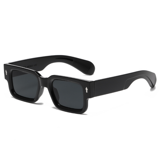 Bold Thick Frame Rectangular Sunglasses