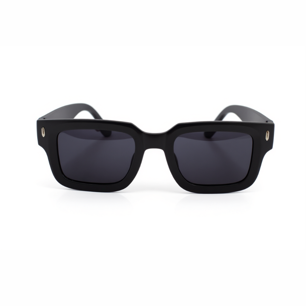 Bold Thick Frame Rectangular Sunglasses