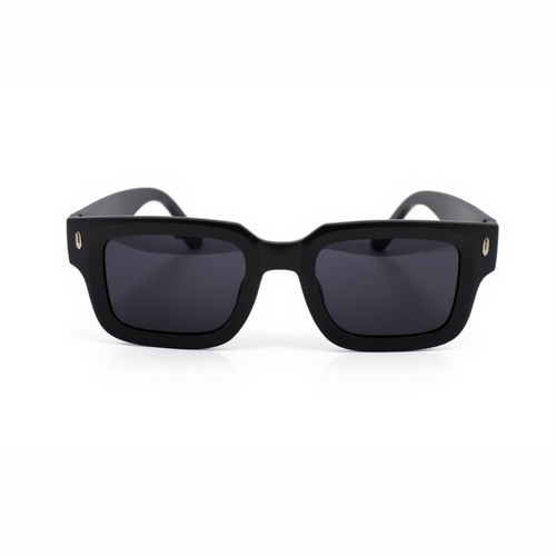 Bold Thick Frame Rectangular Sunglasses